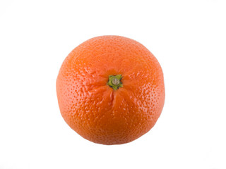 tangerines on a white background close up isolated
