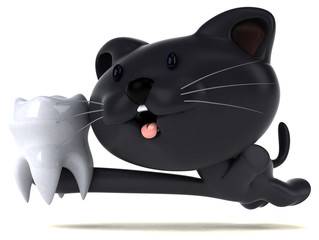 Fun cat - 3D Illustration