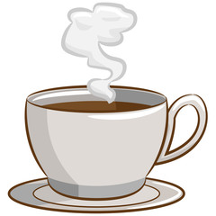 coffee cup vector clipart design