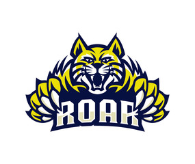 lynx wildcat logo esport mascot illustration