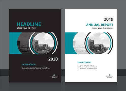 Cover design and annual report cover template A4 size for brochure design, magazine, poster, flyer etc. Vector illustration EPS-10 sample image with Gradient Mesh.