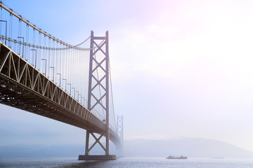 Akashi Kaikyo Bridge, longest suspension bridge, Kobe, Japan