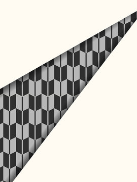 Abstract Black And White Geometrical Decoration, Cover Background Template