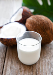 Milk and coconut