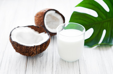 Milk and coconut