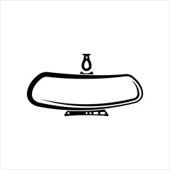 Car Rear View Mirror Icon