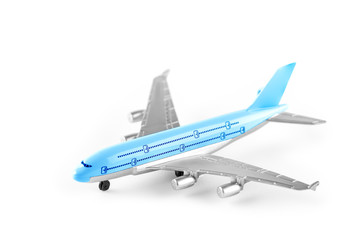 Obraz na płótnie Canvas Model plane, airplane isolated on white background