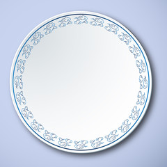 Chinese Traditional Blue And White Porcelain, Cloud 