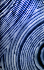Obraz premium agate dark anl light blue contrast lines