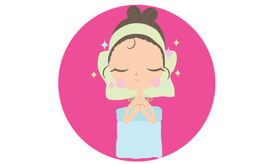 girl sleeping cartoon