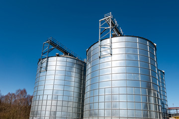 agro-processing plant for processing and silver silos for drying cleaning and storage of agricultural products, flour, cereals and grain