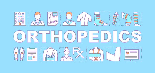 Orthopedics word concepts banner