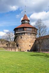 Fototapeta na wymiar Castle tower of Esslingen Stuttgart Germany