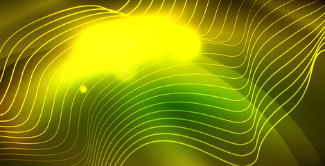 Shiny neon space background