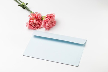 Mother's day gifts, carnations and CARDS