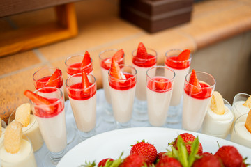 Frash Strawberry and cream treats