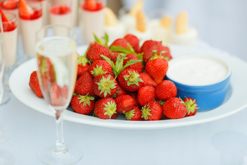 Frash Strawberry and cream treats