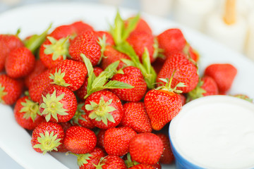 Frash Strawberry and cream treats