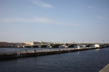 Fototapeta premium views of the river and the bridge