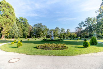 Die Wiener Hermesvilla in Herbst, Österreich