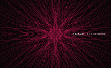 Abstract red line pattern background. Vector illustration.