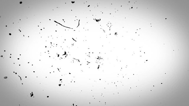 Grunge Stop Motion Frame textured Loop/ 4k animation of a vintage motion graphic with black and white grunge distressed frame texture background seamless looping