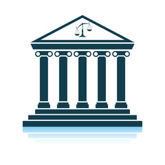 Obraz premium Courthouse icon