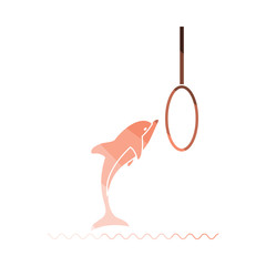 Jump dolphin icon
