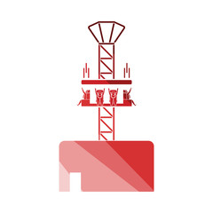 Free-fall ride icon