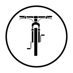 Bike icon front view