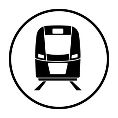 Train icon front view