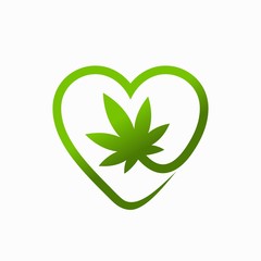 Logo of cannabis leaf lovers