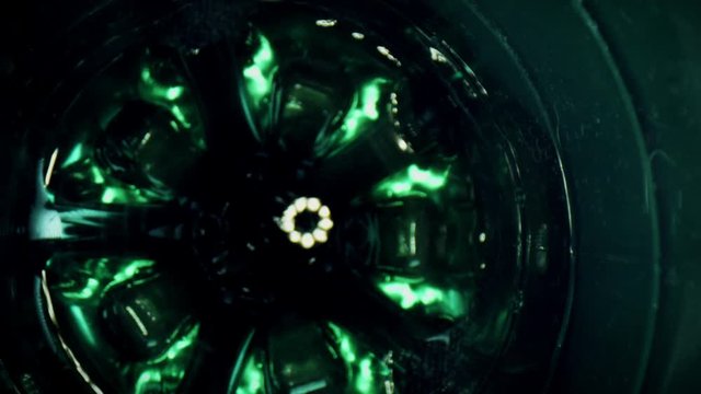 4k Close-up Zoom Out a Water Plastic Bottle