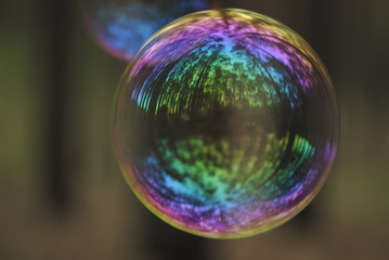 abstract background with bubbles