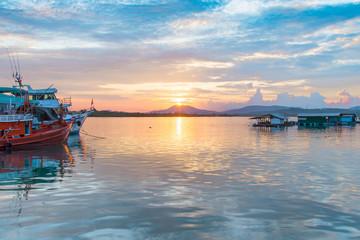 Obraz premium Fisherman village
