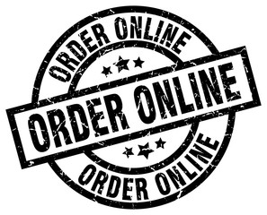 order online round grunge black stamp