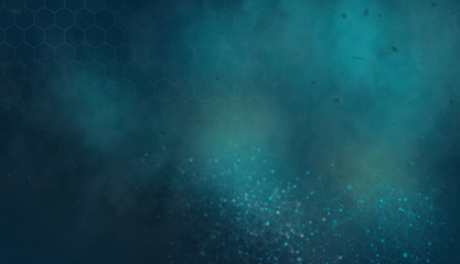 A green blue futuristic background