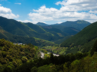 Fototapeta na wymiar Hokusogi landscape in Kumano ,Japan