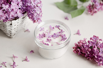 Lilac Sugar In Jar