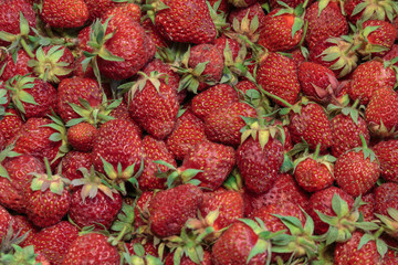 Fresh strawberry background. Concept of natural background.