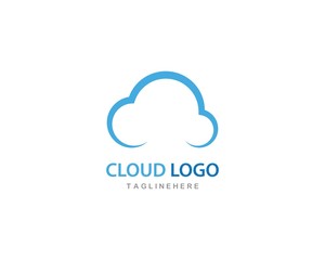 cloud logo vector