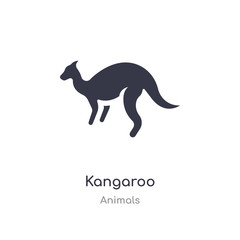 kangaroo icon. isolated kangaroo icon vector illustration from animals collection. editable sing symbol can be use for web site and mobile app