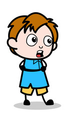 Discussion - School Boy Cartoon Character Vector Illustration