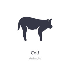 calf icon. isolated calf icon vector illustration from animals collection. editable sing symbol can be use for web site and mobile app