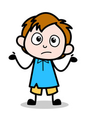 Unknown - School Boy Cartoon Character Vector Illustration