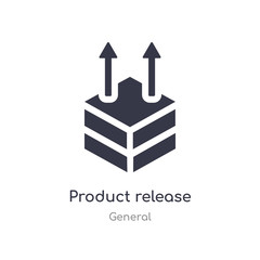 product release icon. isolated product release icon vector illustration from general collection. editable sing symbol can be use for web site and mobile app