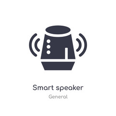 smart speaker icon. isolated smart speaker icon vector illustration from general collection. editable sing symbol can be use for web site and mobile app