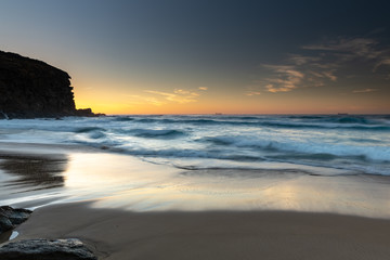 Obraz premium Coastal Sunrise Seascape