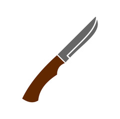 Knife icon on background for graphic and web design. Simple vector sign. Internet concept symbol for website button or mobile app.
