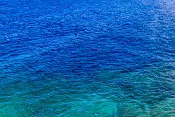 Blue water texture